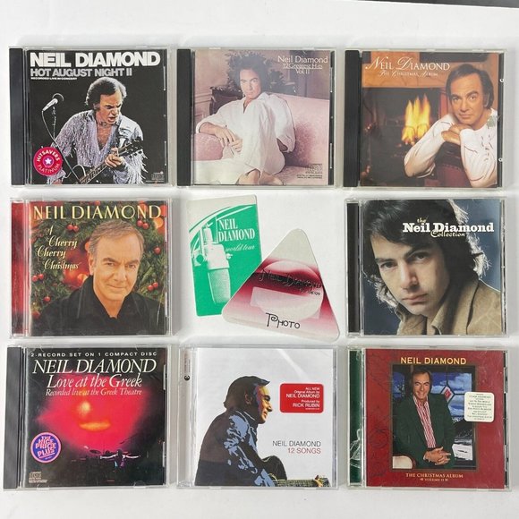 Neil Diamond 8 CD + Concert Pass Bundle Hits Love Greek Hot August Nights Xmas - Picture 2 of 8